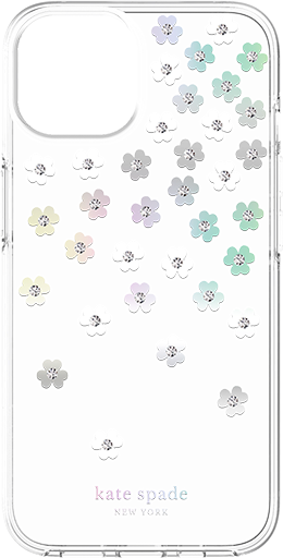 Kate Spade iPhone 14 Hardshell Flowers Clear