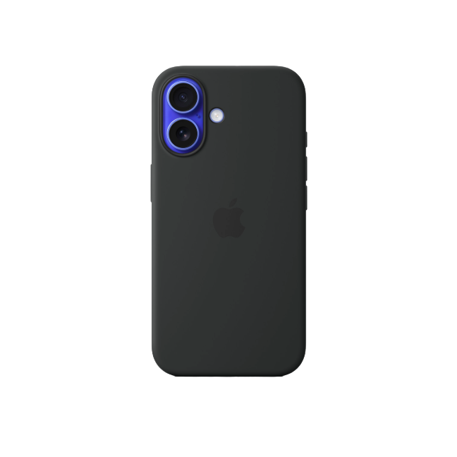 Apple iPhone 16 Silicone Case W MS BLK