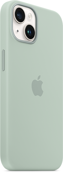 Apple iPhone 14 Silicon Case MS Green
