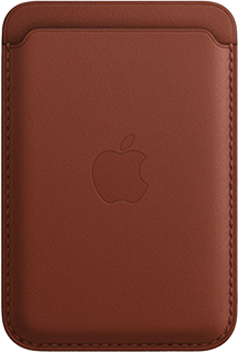 Apple iPhone Leather Wallet MS Red