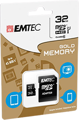 EMTEC Micro SD Class 10 32GB