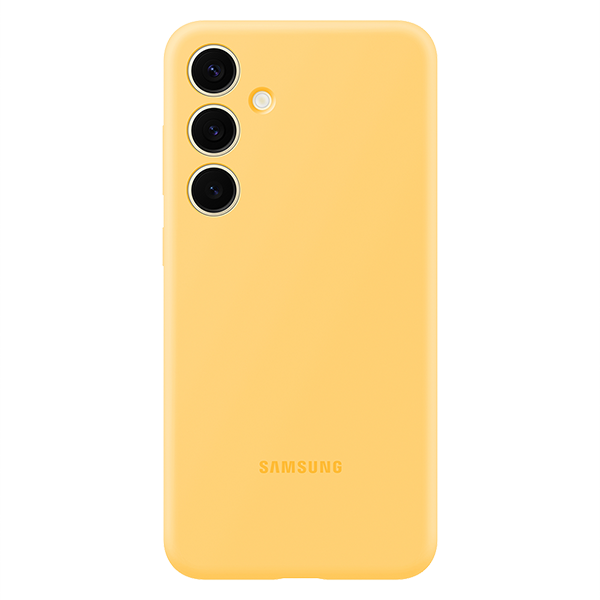 Samsung S24 Plus Silicone Case Yellow