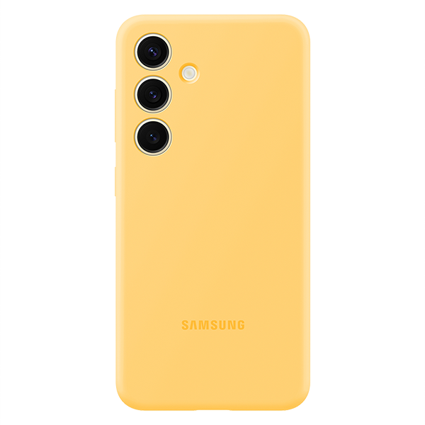 Samsung S24 Silicone Case Yellow