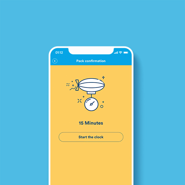 Landing Page Overview with curve