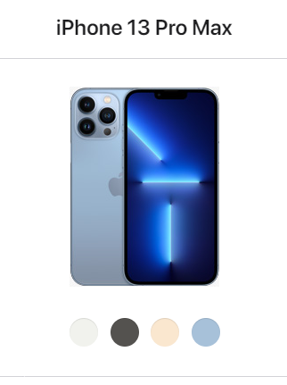Apple compare - iPhone 13 Pro Max - image Apple compare - iPhone 13 Pro Max - image