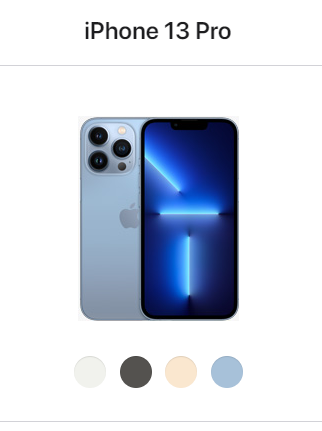 Apple compare - iPhone 13 Pro - image Apple compare - iPhone 13 Pro - image