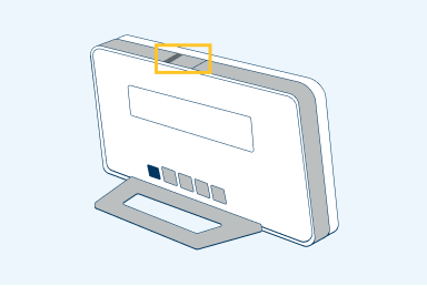 illustration of a modem