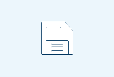 Illustration of floppy disk