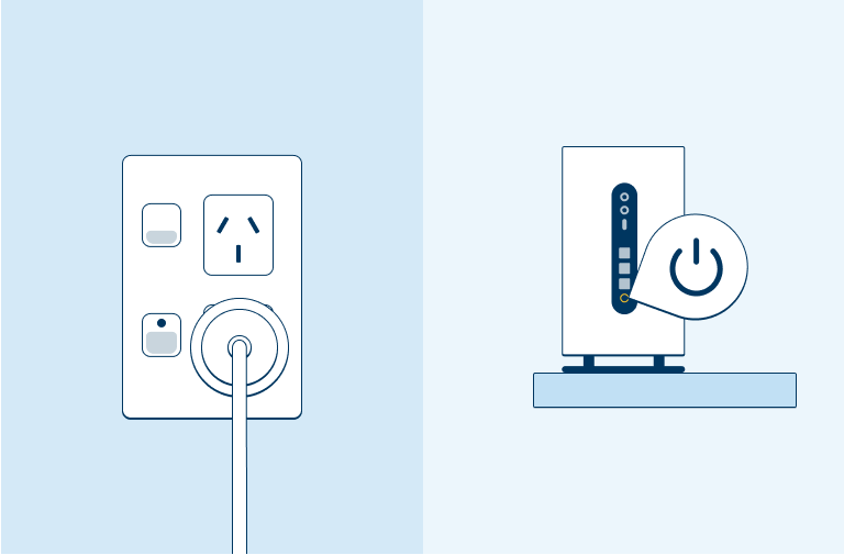 illustration of a modem