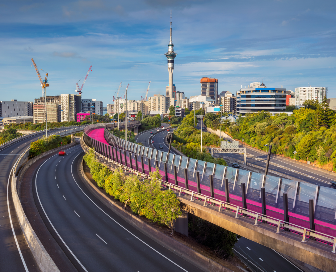Photo of the Auckland city landscape and skyline