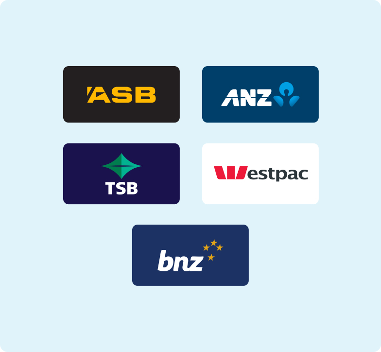 H&S - Banks - Online Eftpos Logos for ASB, ANZ, TSB, Westpac and BNZ