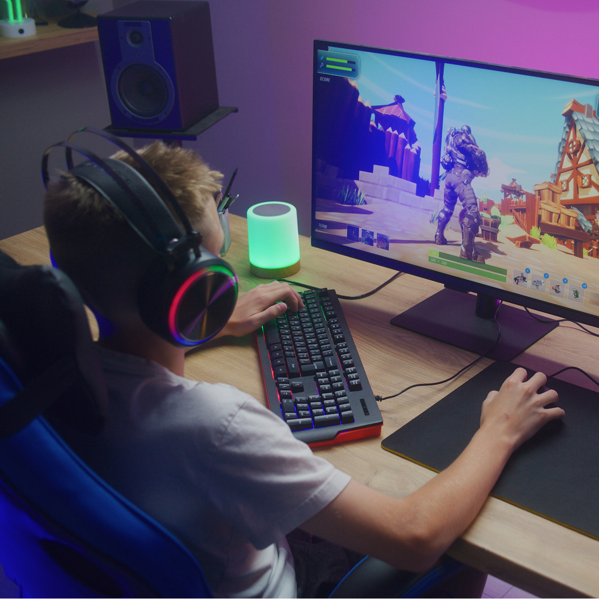 Landing Page Overview with curve