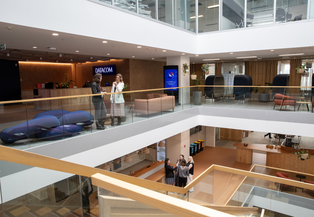 Photo of inside the Datacom Office