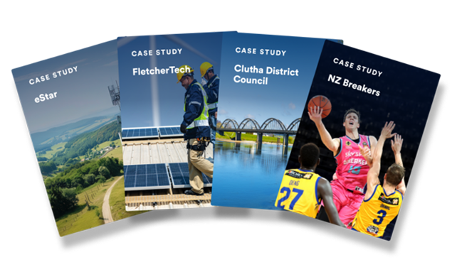 Image of teasers for our business case studies