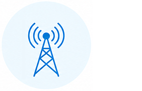 Icon of a network tower