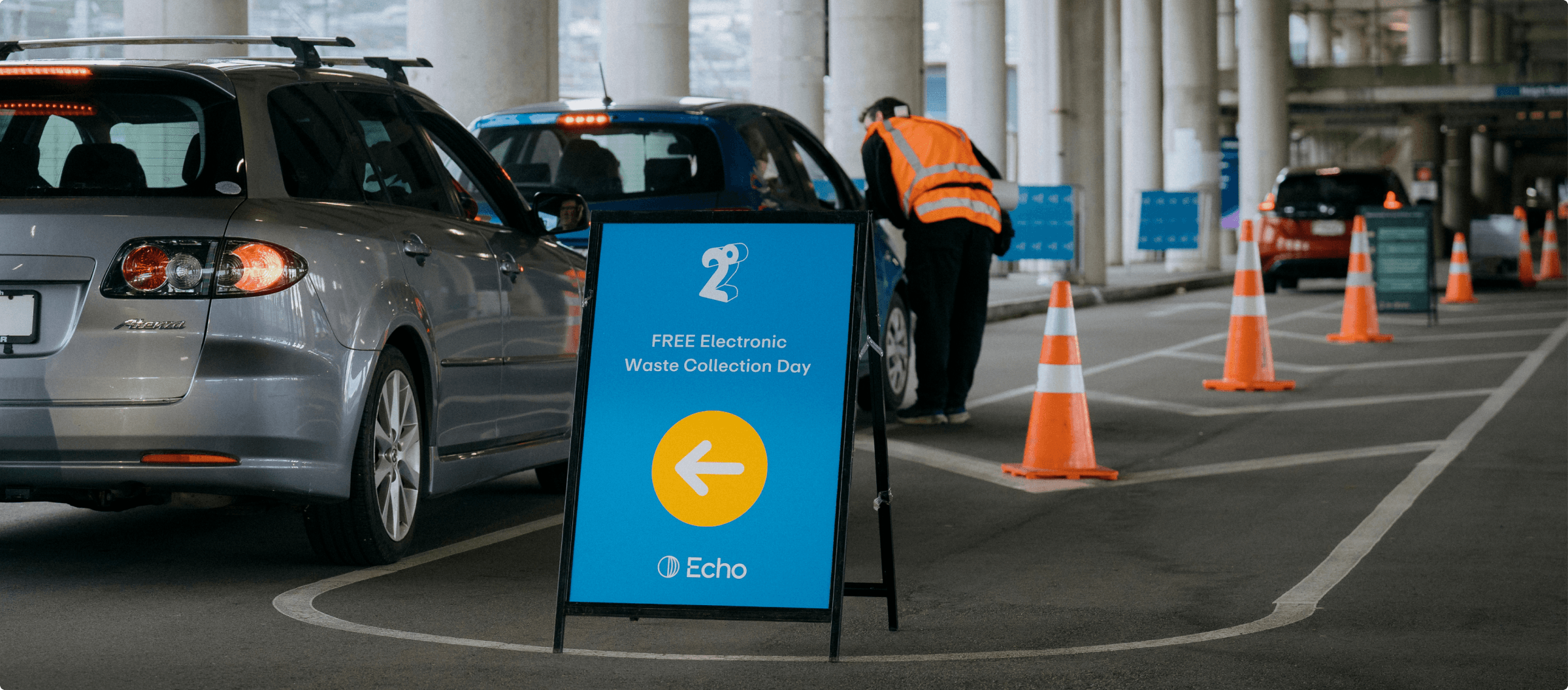 Photo of the 2degrees free E-Waste collection day
