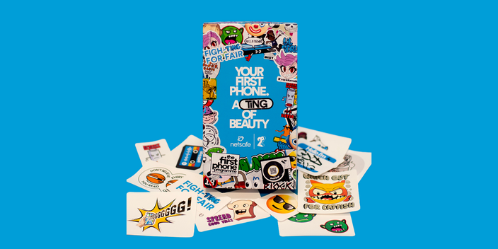 Image of the First Phone Box and its contents