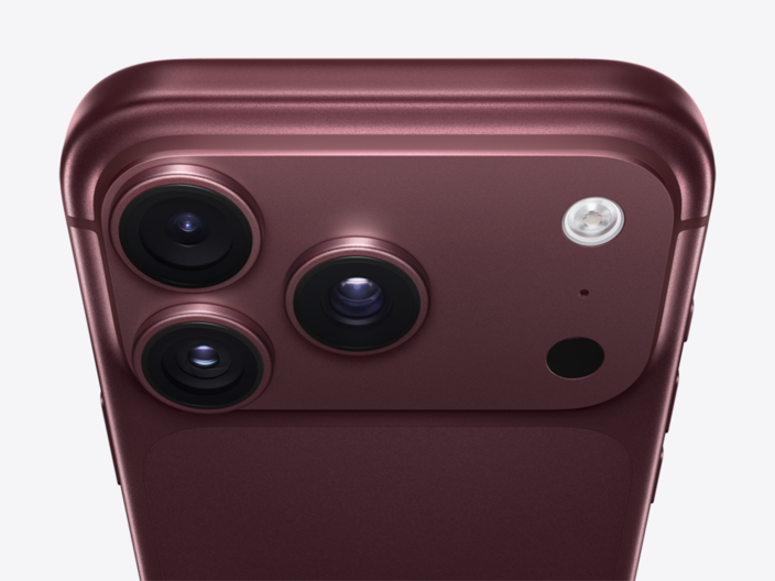 Apple iPhone 18 Pro smartphone in burgandy