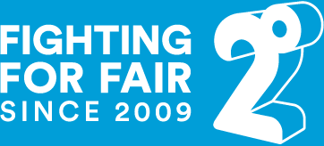 2degrees Fighting for Fair logo